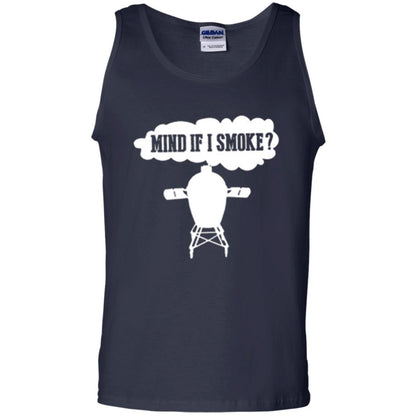 Outdoor Smoker T-shirt Mind If I Smoke Navy