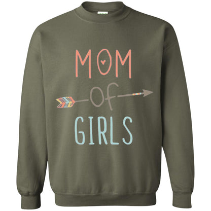 Mommy T-shirt Mom Of Girls Military Green