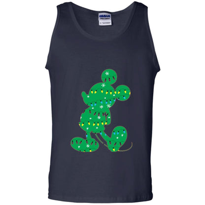 Disney Mickey Mouse Christmas Lights T-shirt Navy