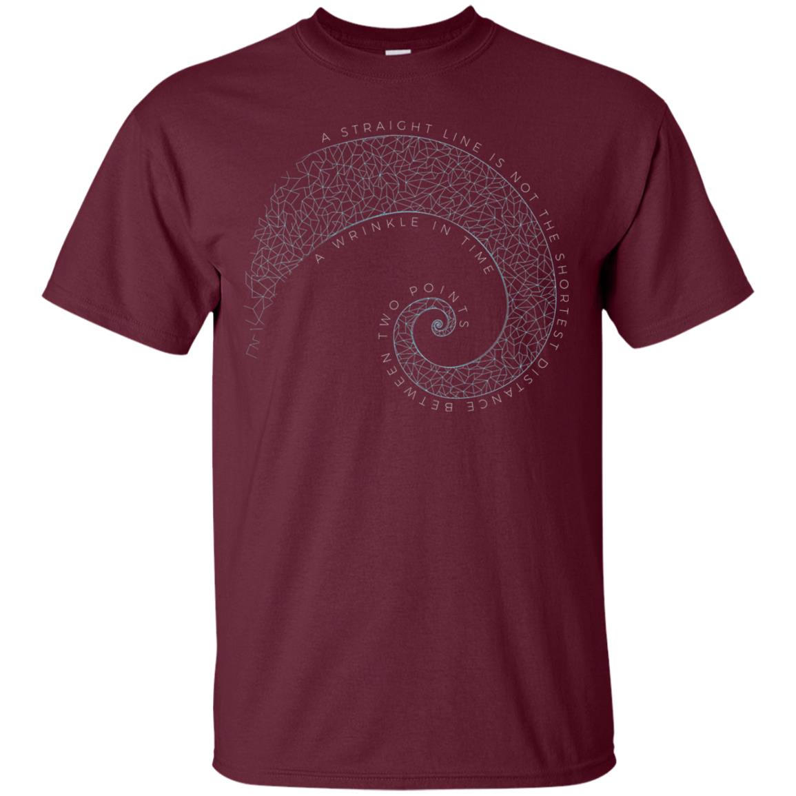 A Wrinkle In Time A Straight Line Movie Lover T-shirt Maroon