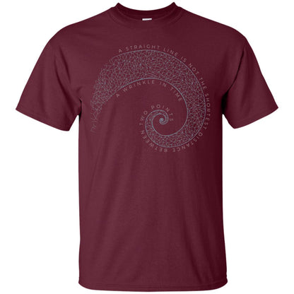 A Wrinkle In Time A Straight Line Movie Lover T-shirt Maroon