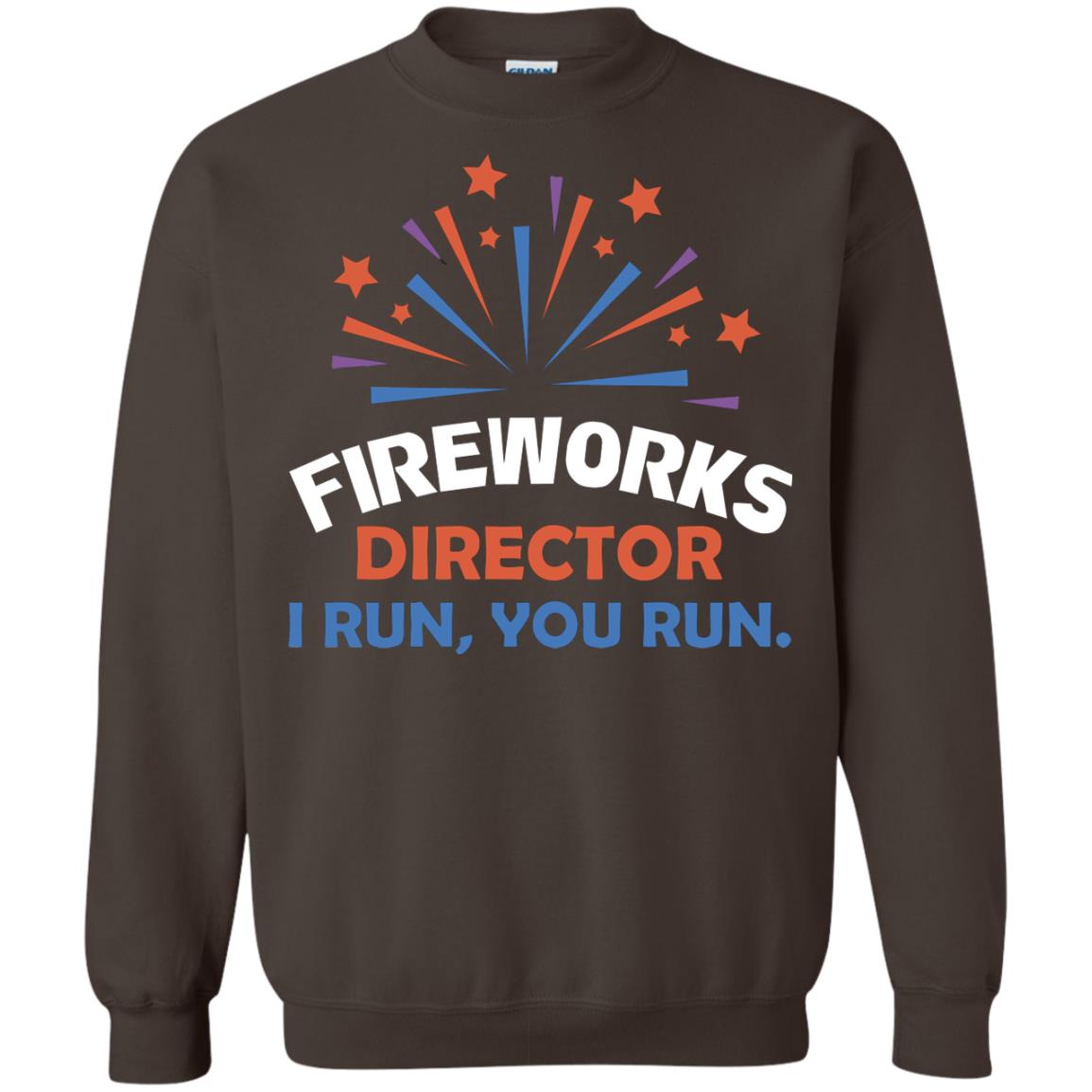 Fireworks Director I Run You Run Shirt Dark Chocolate