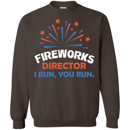 Fireworks Director I Run You Run Shirt Dark Chocolate