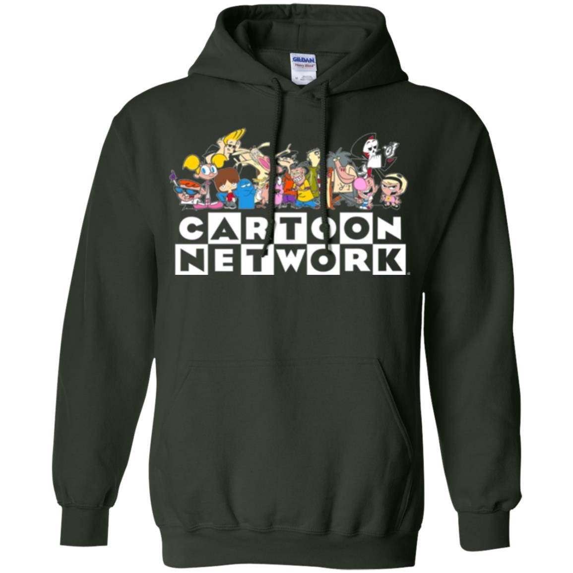 Cartoon T-shirt Classic Character Feature T-shirt Forest Green