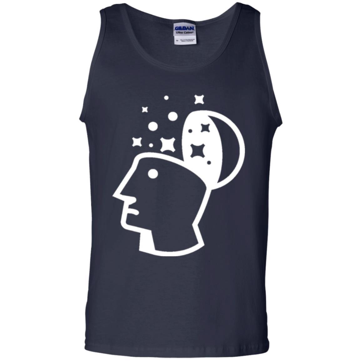 Look Into His Head Creative Thinking T-shirt Navy