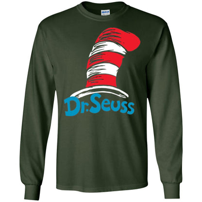 Film Lover T-shirt Dr. Seuss Hat T-shirt Forest Green