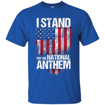 I Stand For The National Anthem T-shirt Royal