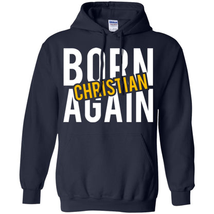 Christian T-shirt Born Again Christian Navy