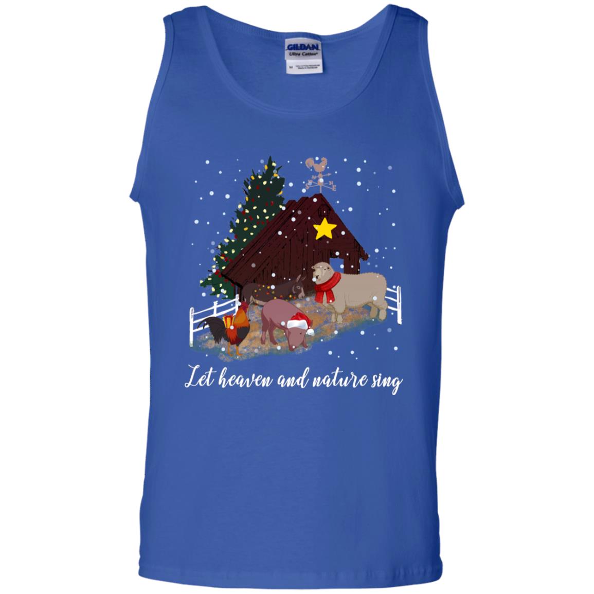 Let Heaven And Nature Sing X-mas Gift Shirt Royal