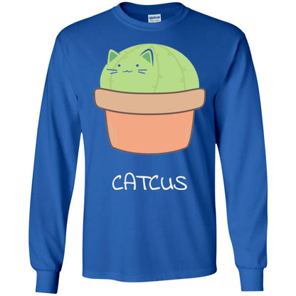 Cat Lovers T-shirt Catcus Royal
