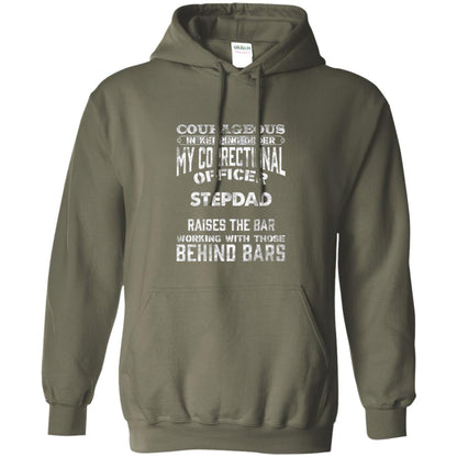 Daddy T-shirt Correctional Officer Step Dad Support Military Green