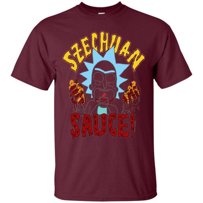 Film T-shirt Szechuan Sauce T-shirt Maroon