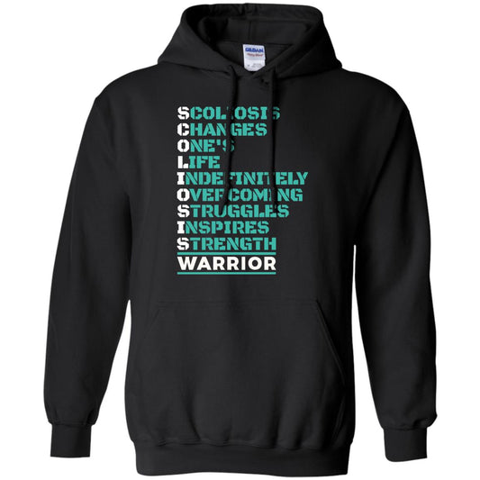 Changes One_s Life Indefinitely Overcoming Struggles Inspires Strength Coliosis Warrior Black