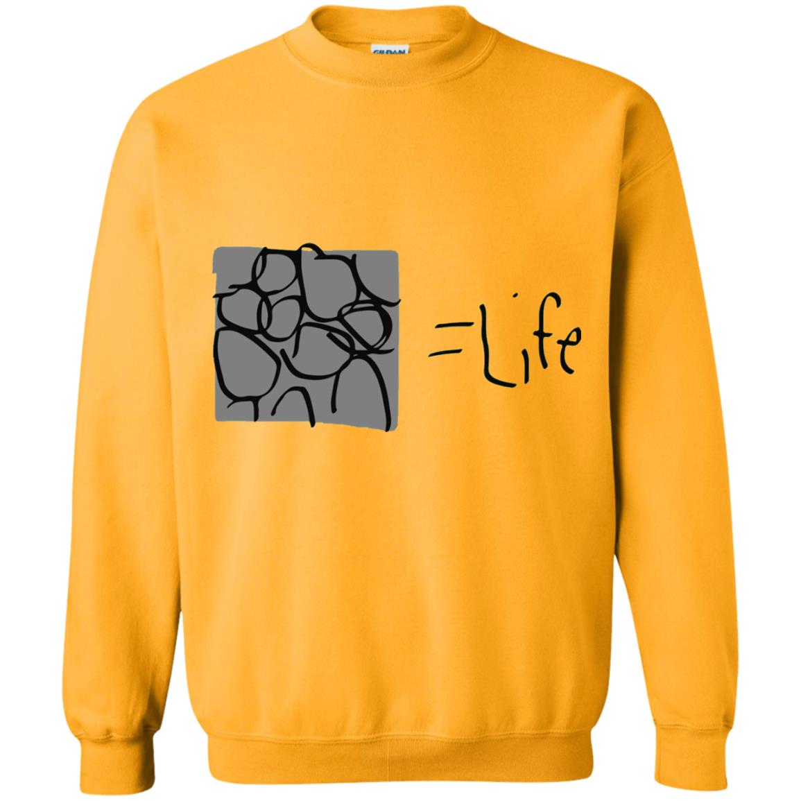Cobblestone Equals Life Video Game Gamers Shirt Gold
