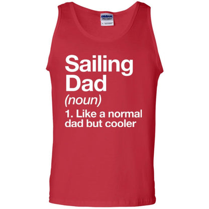 Daddy T-shirt Sailing Dad Definition T-shirt Red