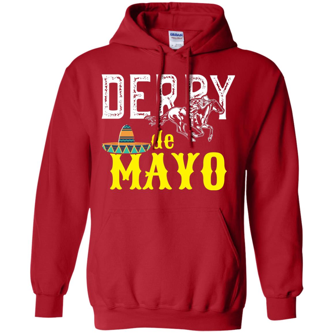 Cinco Derby De Mayo Horse Race Shirt Red