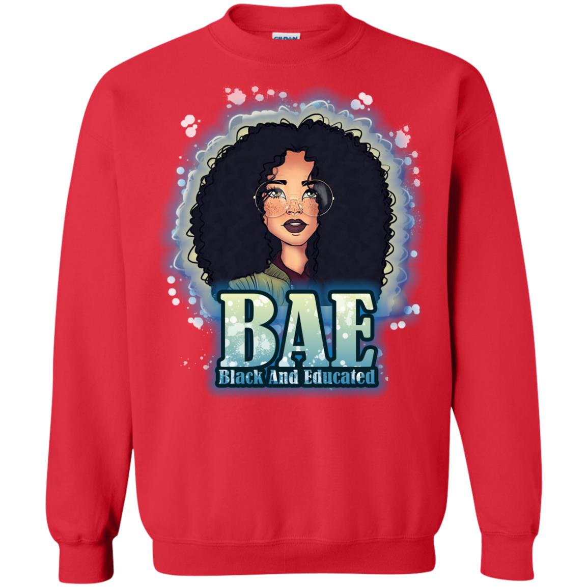 Bae Shirt Black And Educated Red
