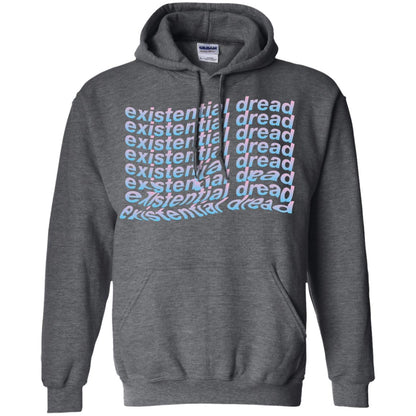 Existential Dread Waves Melting Distortion Aesthetic T-shirt Dark Heather