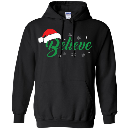 Christmas T-Shirt Believe In Santa Black