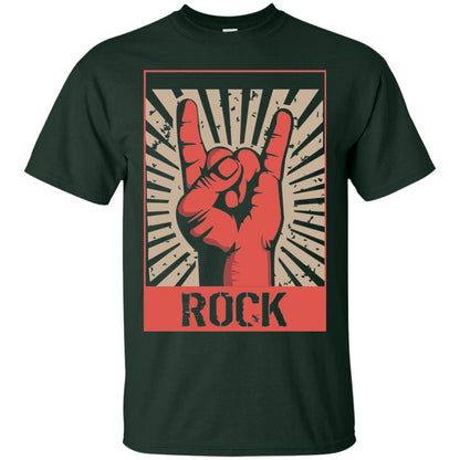 Vintage Rock Concert Band Poster 70s 80s Retro T-shirt Forest