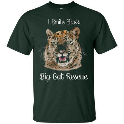 I Smile Back Big Cat Recuse Shirt Forest