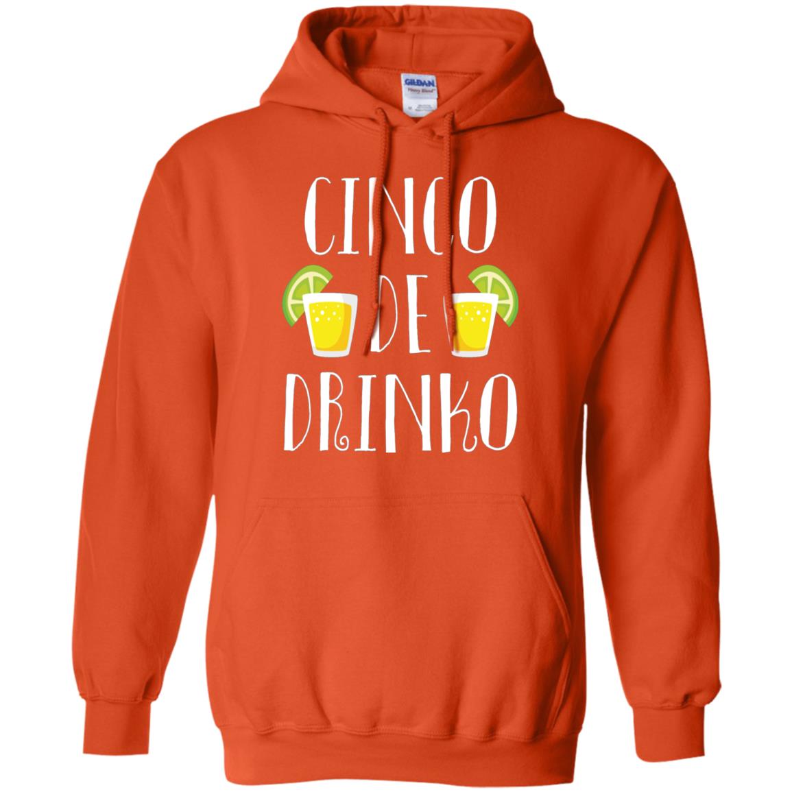 Cinco De Mayo Drinko Drink Lover Shirt Orange