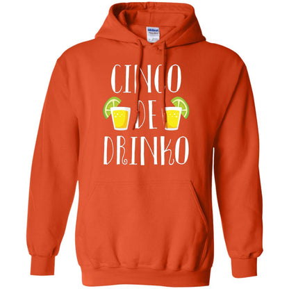 Cinco De Mayo Drinko Drink Lover Shirt Orange