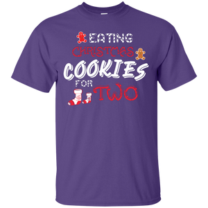 Christmas T-shirt Eating Christmas Cookies For Two