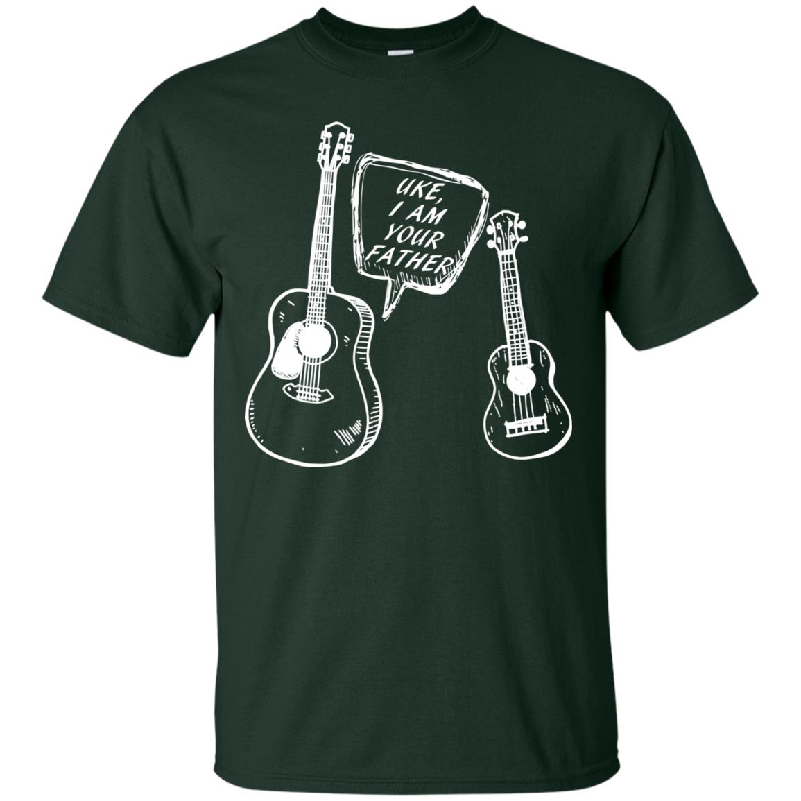 Ukelele I Am Your Father Funny Guitar Saying Shirt For Music Lovers Forest