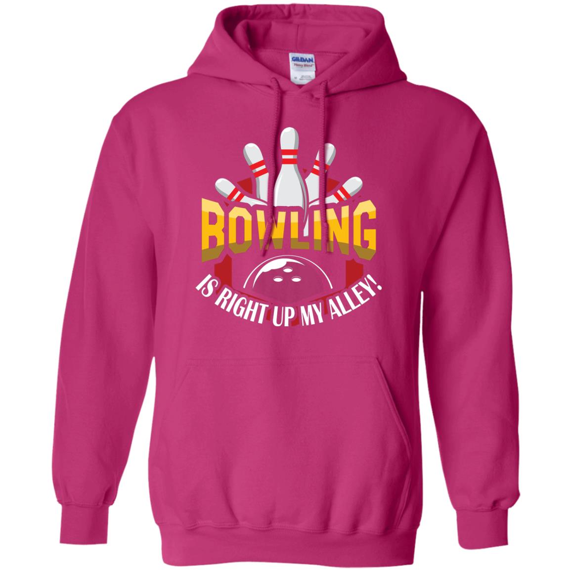 Bowler T-shirt Bowling Is Right Up My Alley Heliconia