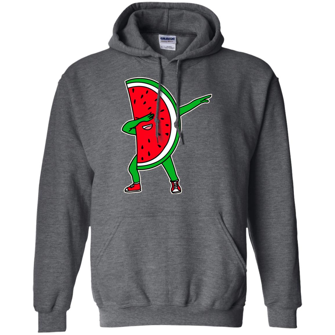 Dabbing Watermelon Shirt Dark Heather