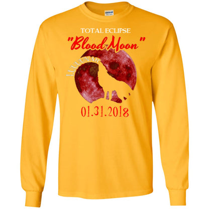Eclipse T-shirt Total Eclipse Luuuunar Blood Moon Gold