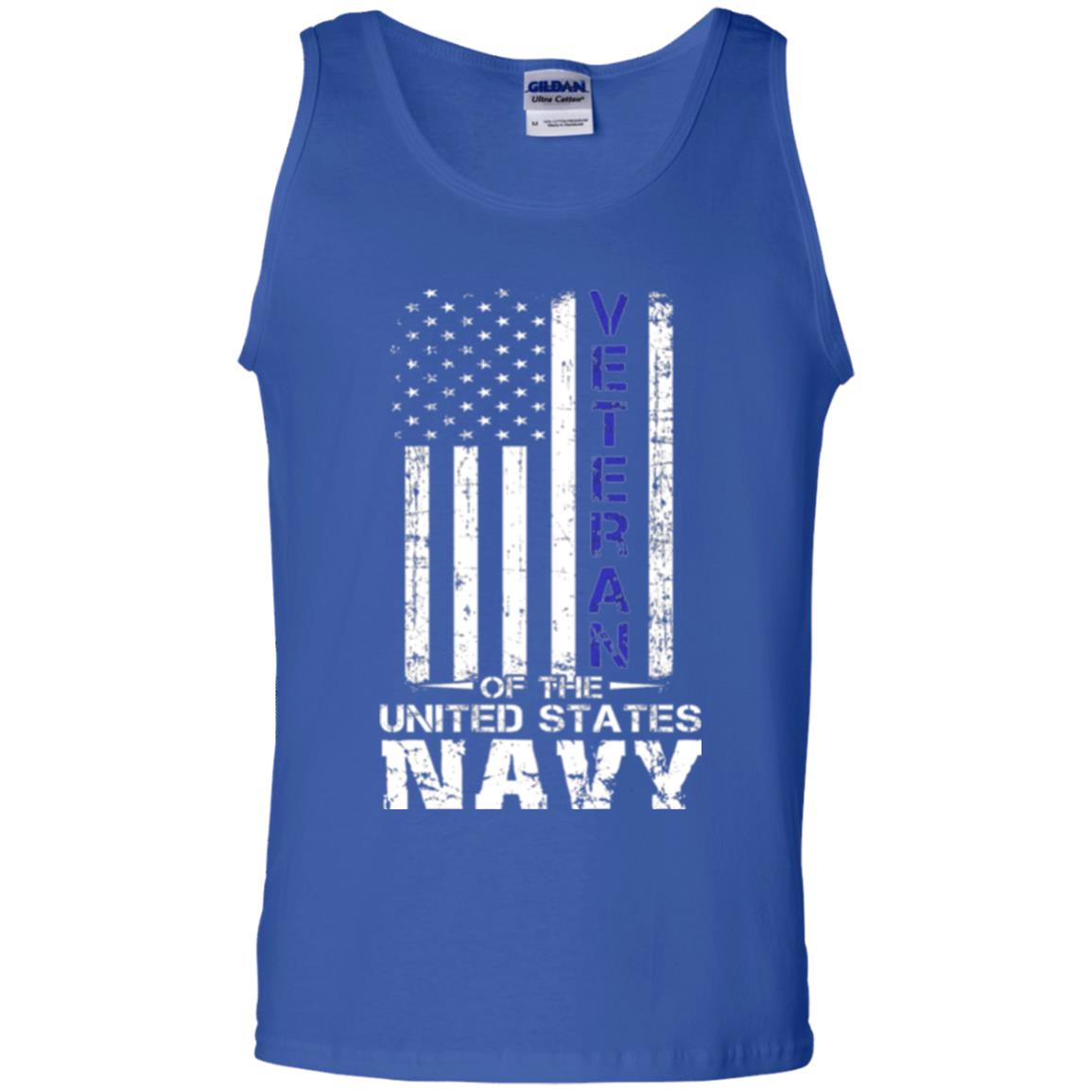 Us Navy Veteran T-shirt Royal