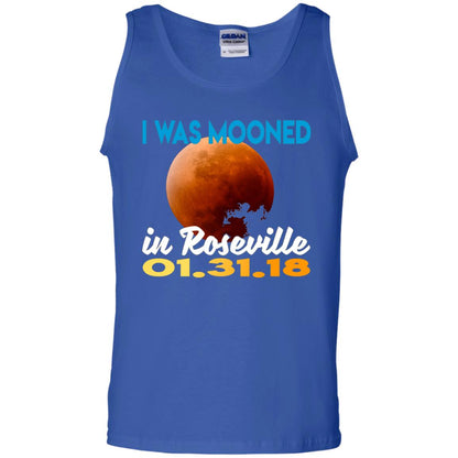 Mooned In Roseville Lunar Eclipse Matching Family T-shirt Royal