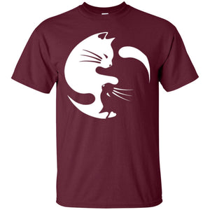 Ying Yang Cat T-shirt