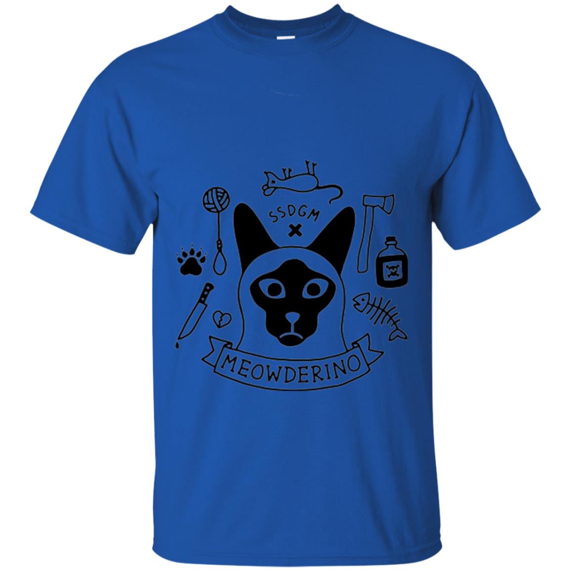 Meowderino T-shirt True Crime Cat Royal