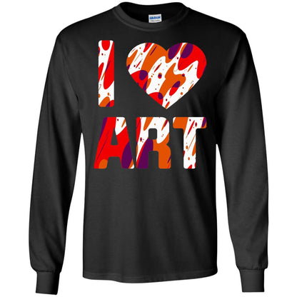 Artist T-shirt I Love Art Black
