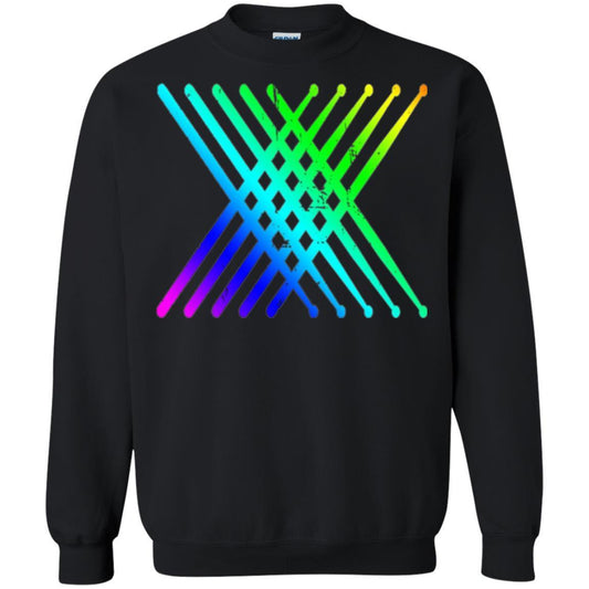 Drummer T-shirt Retro Vintage Drumsticks T-shirt Black