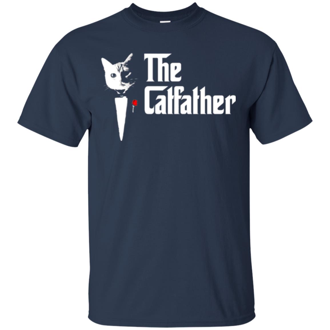 Daddy T-shirt The Catfather Navy