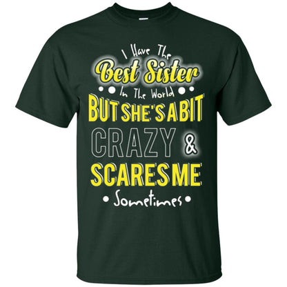 Family T-shirt I Have The Best Sister In The World Forest