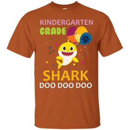 Kindergarten Shark Doo Doo Doo Back To School T-shirt Texas Orange