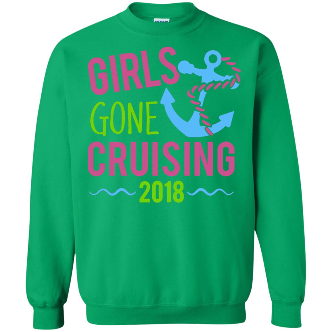 Girls Gone Cruising Girls Trip Cruise T-shirt Irish Green