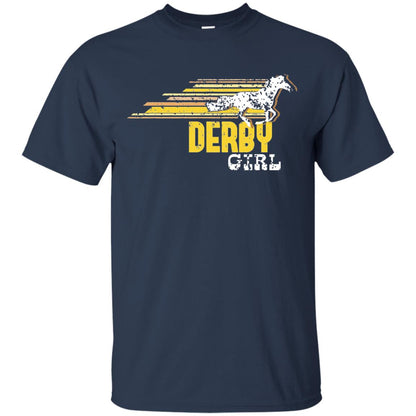 Derby Girl Derby Women Horse Race Shirt Navy