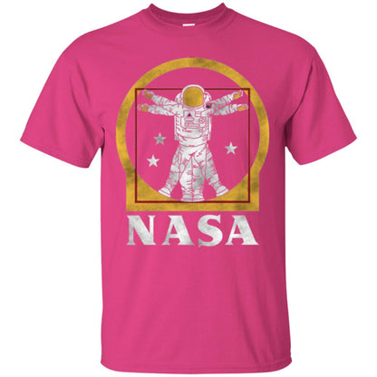 Nasa Vitruvian Astronaut Graphic T-shirt Heliconia