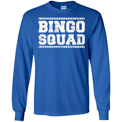 Bingo Squad Distressed Style Lucky Player T-shirt Royal