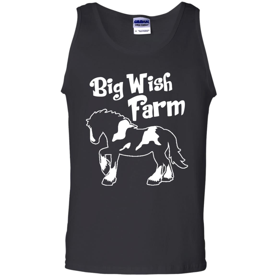 Big Wish Farm Horse ShirtG220 Gildan 100% Cotton Tank Top