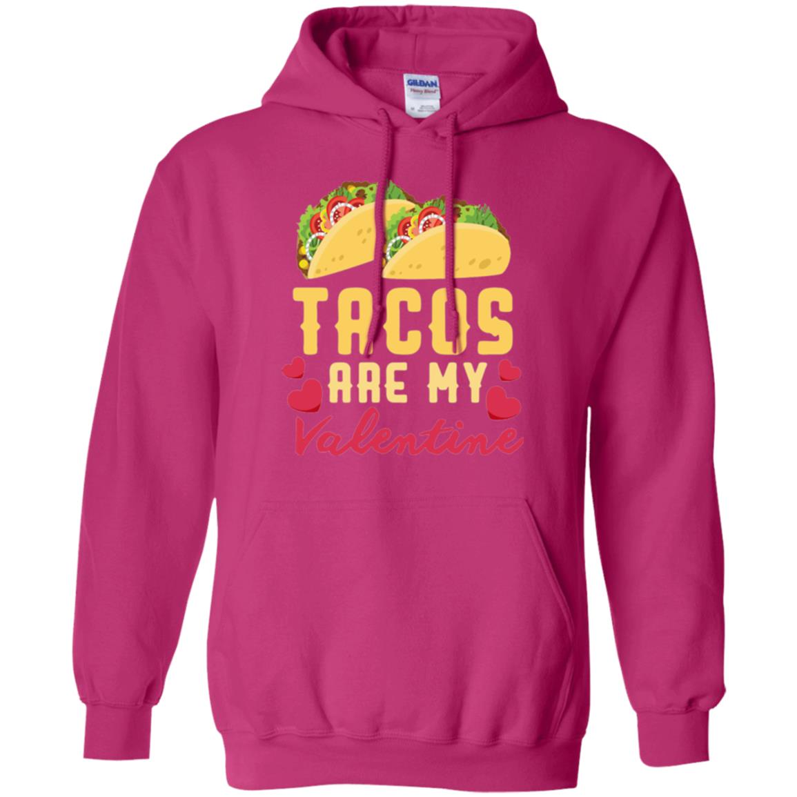 Funny Valentines Day Shirt Tacos Lovers Love Heart Gift Shirt Heliconia