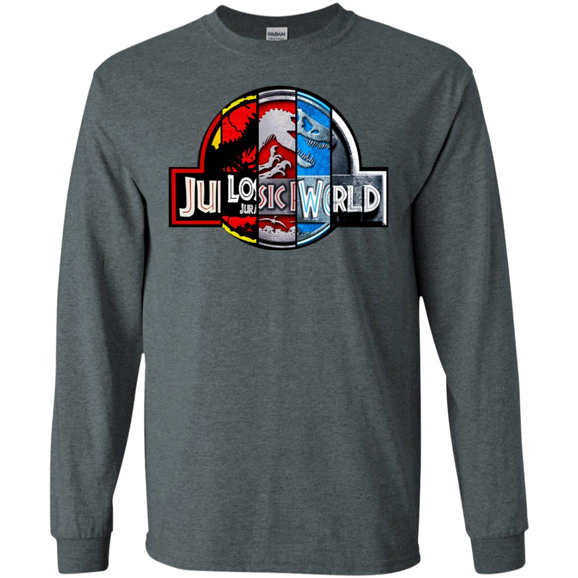 Jurassic World Movie Fan Shirt Dark Heather