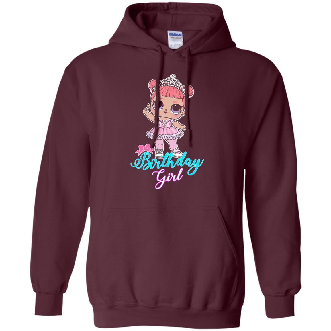 Doll Birthday Girl #squadgoals T-shirt Maroon