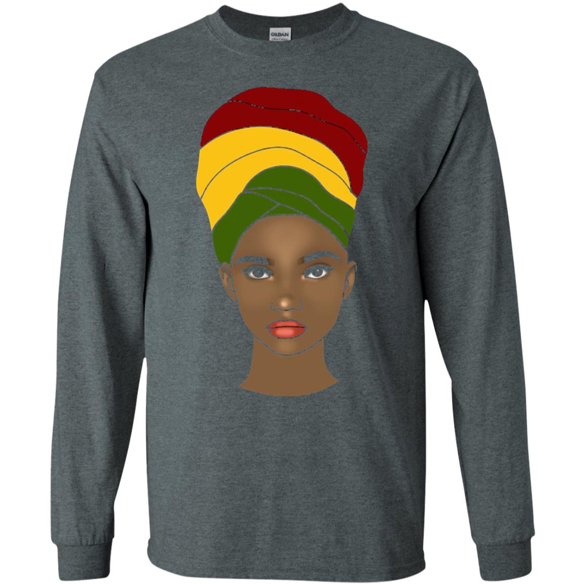 Melanin Rocks African Queen Melanin T-shirt Dark Heather